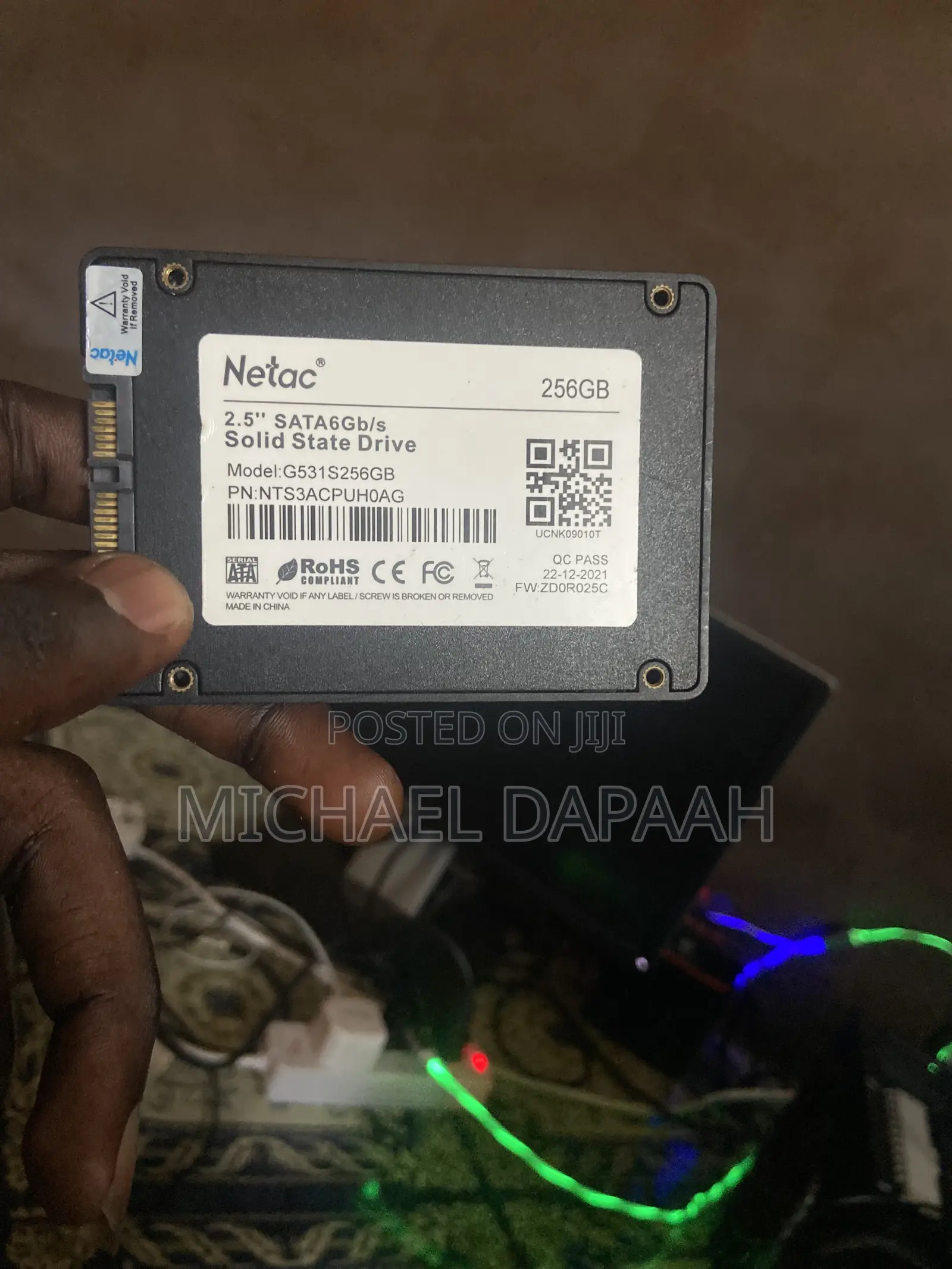 Original Necta SSD 256gb