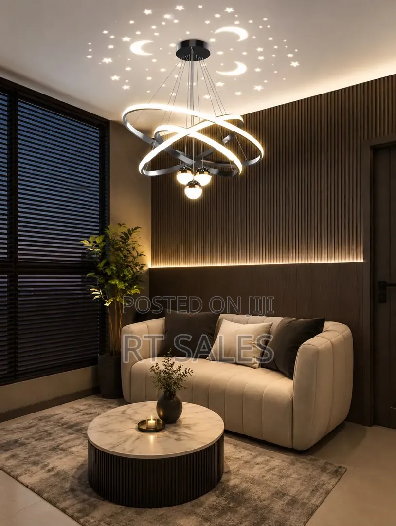 Brand New Black Chandelier.