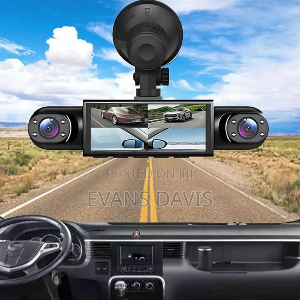 360 Degree View Car Rechargeable Dashcam