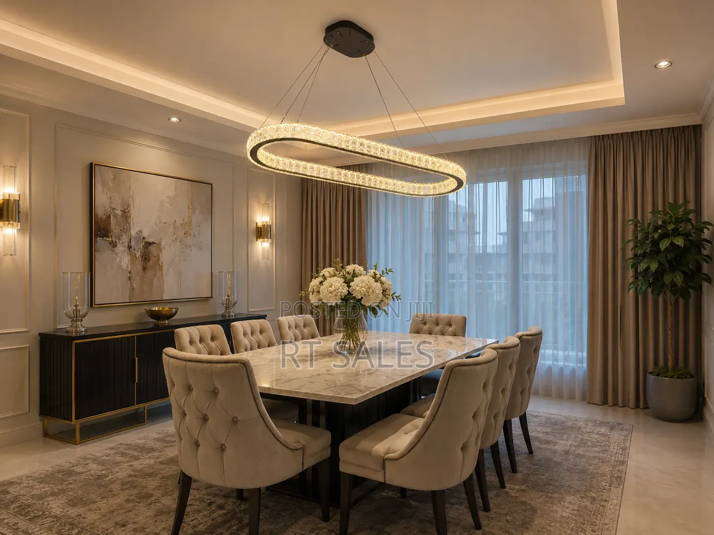 Crystal Body Dining Lamp