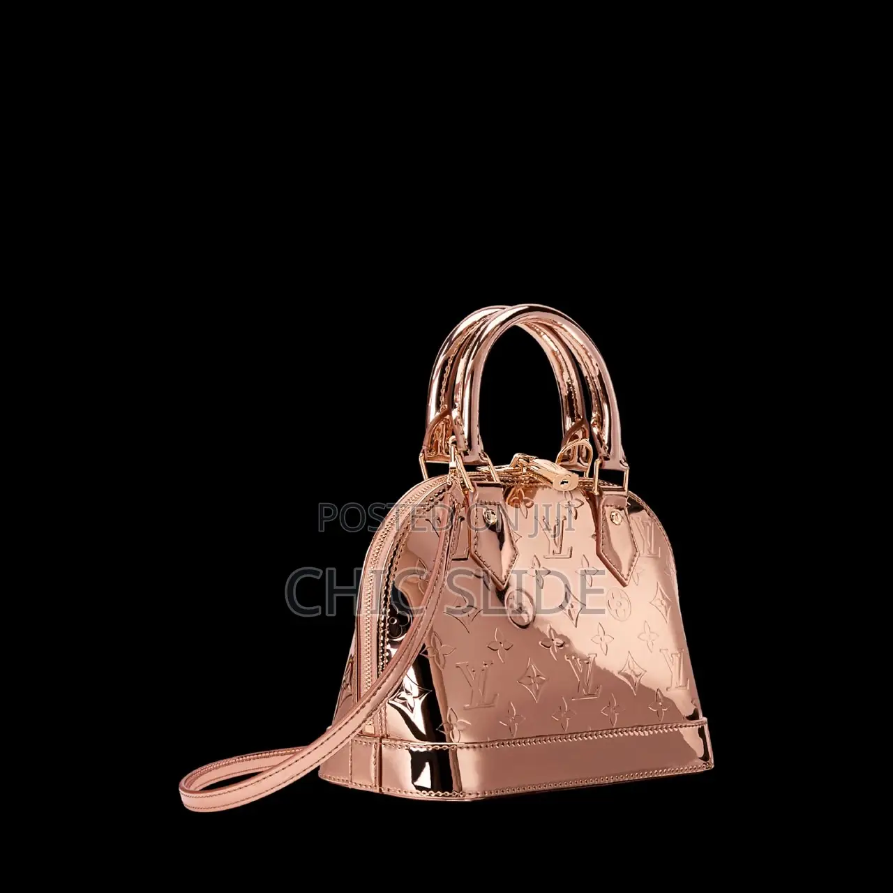 Rose Gold Mirror Bag