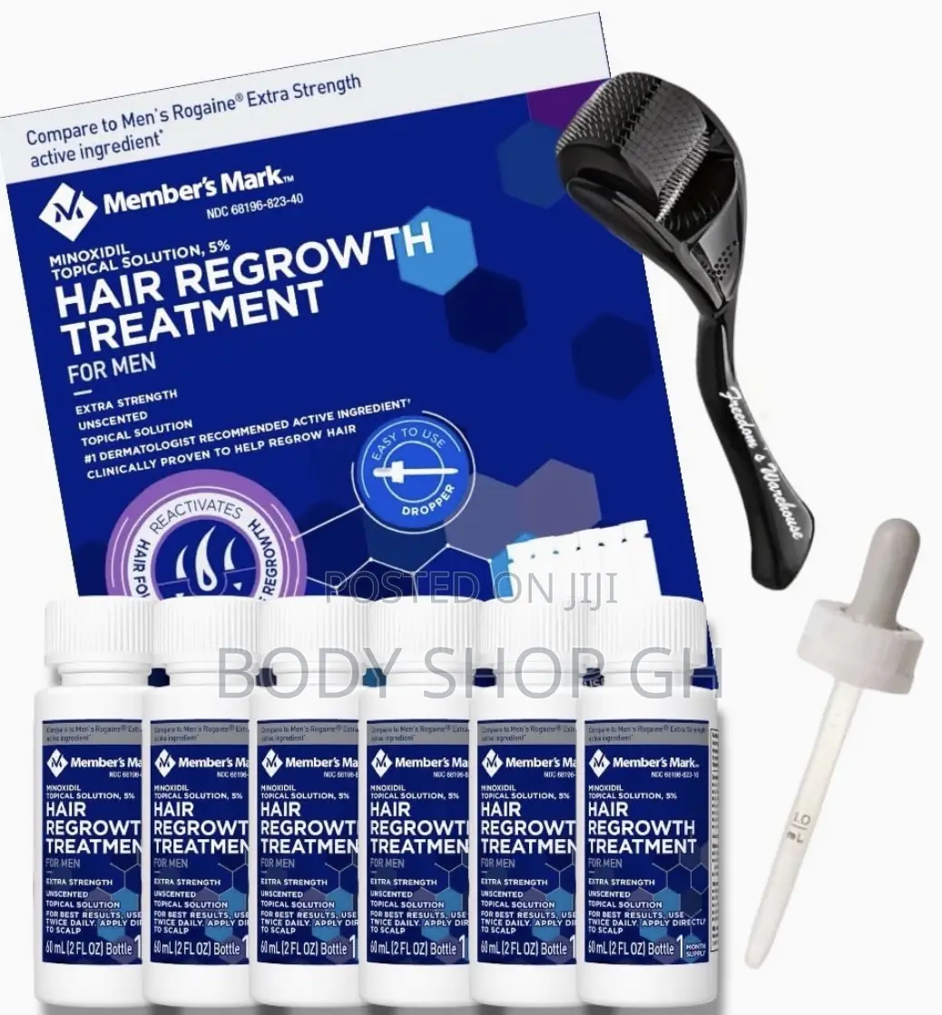 Member’S Mark Minoxidil + Derma Roller for Hair and Beard - Kirkland