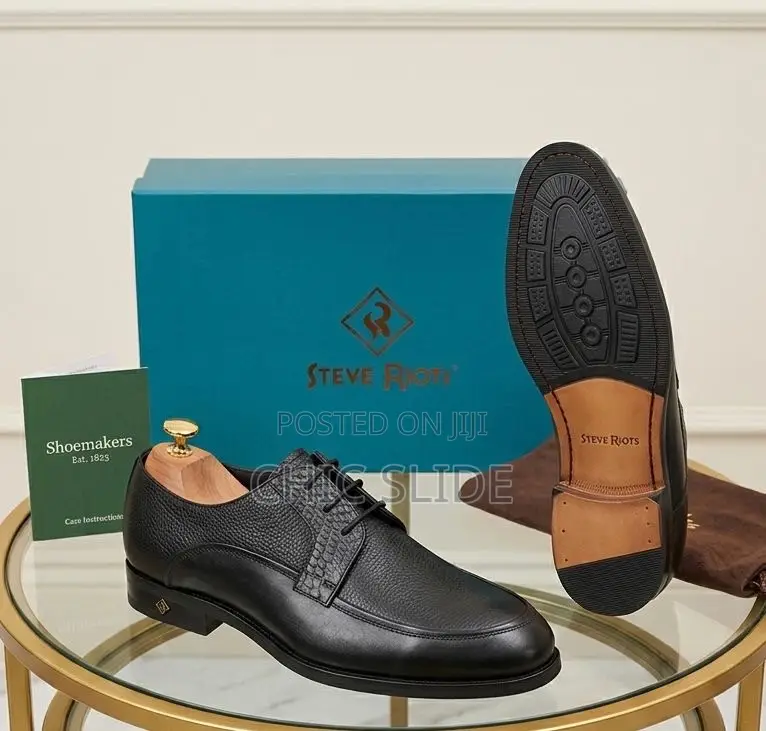 Black Derby Shoe