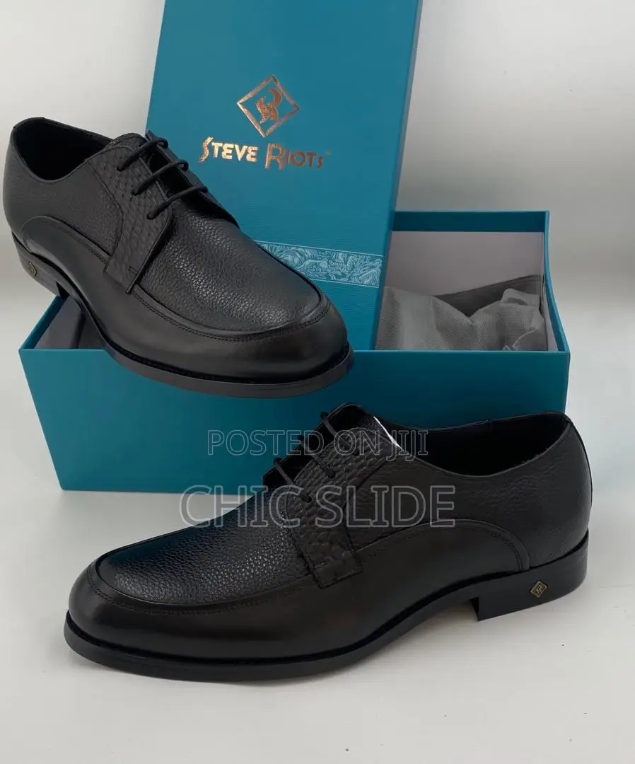 Black Derby Shoe