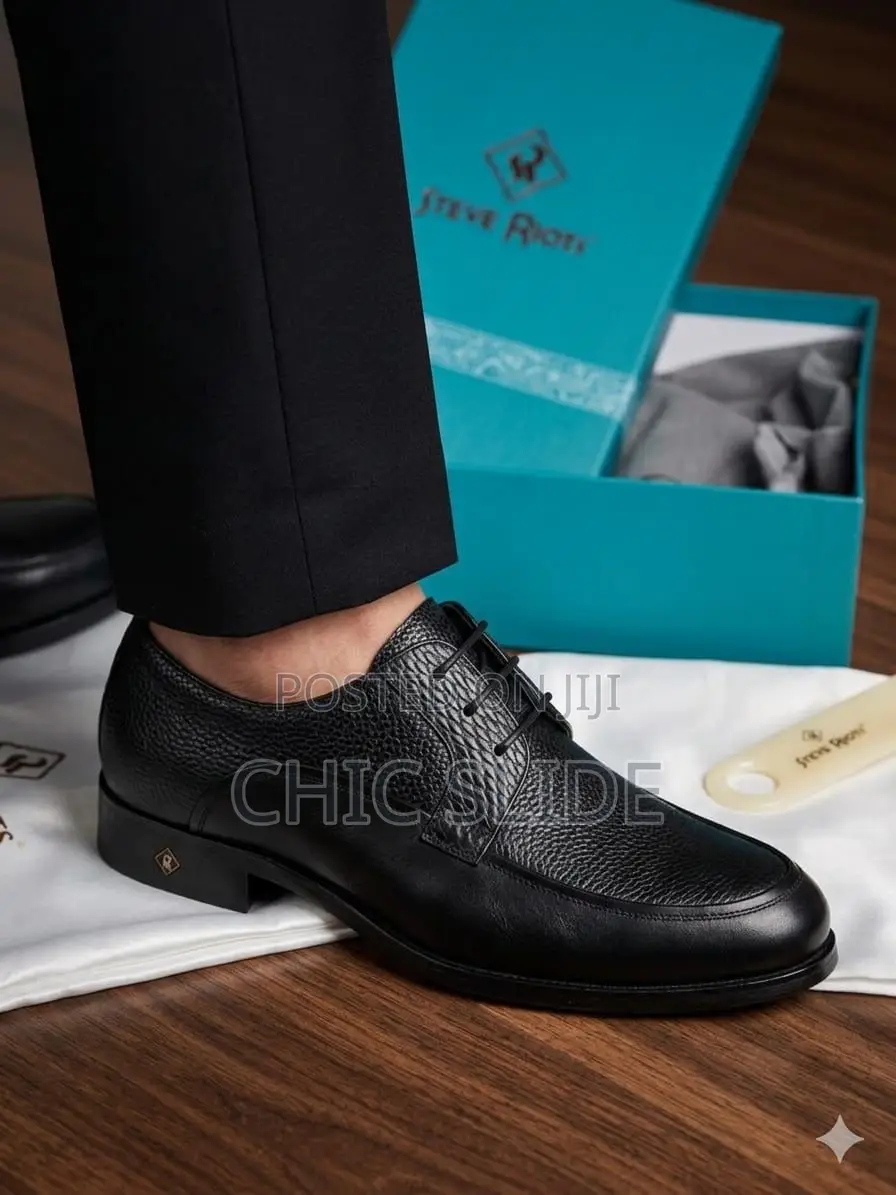Black Derby Shoe