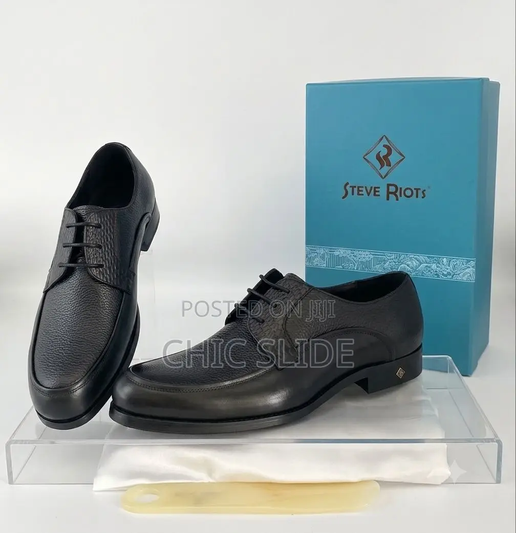 Black Derby Shoe