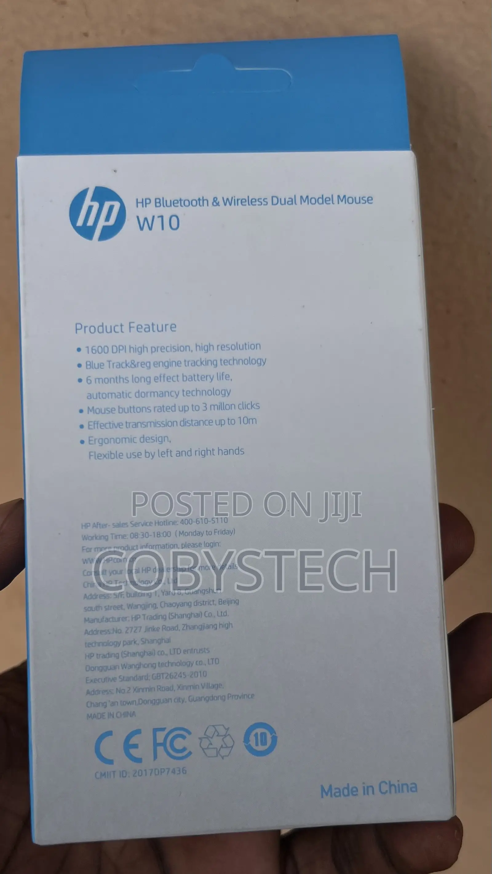 Hp W10 Bluetooth Wireless Dual Mode Mouse