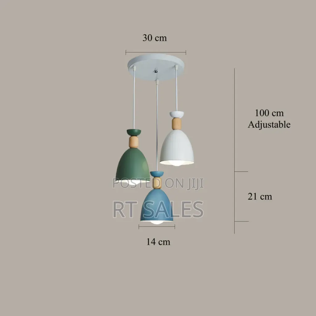 Crystal Body 3 in 1 Pendant Light. Dl017