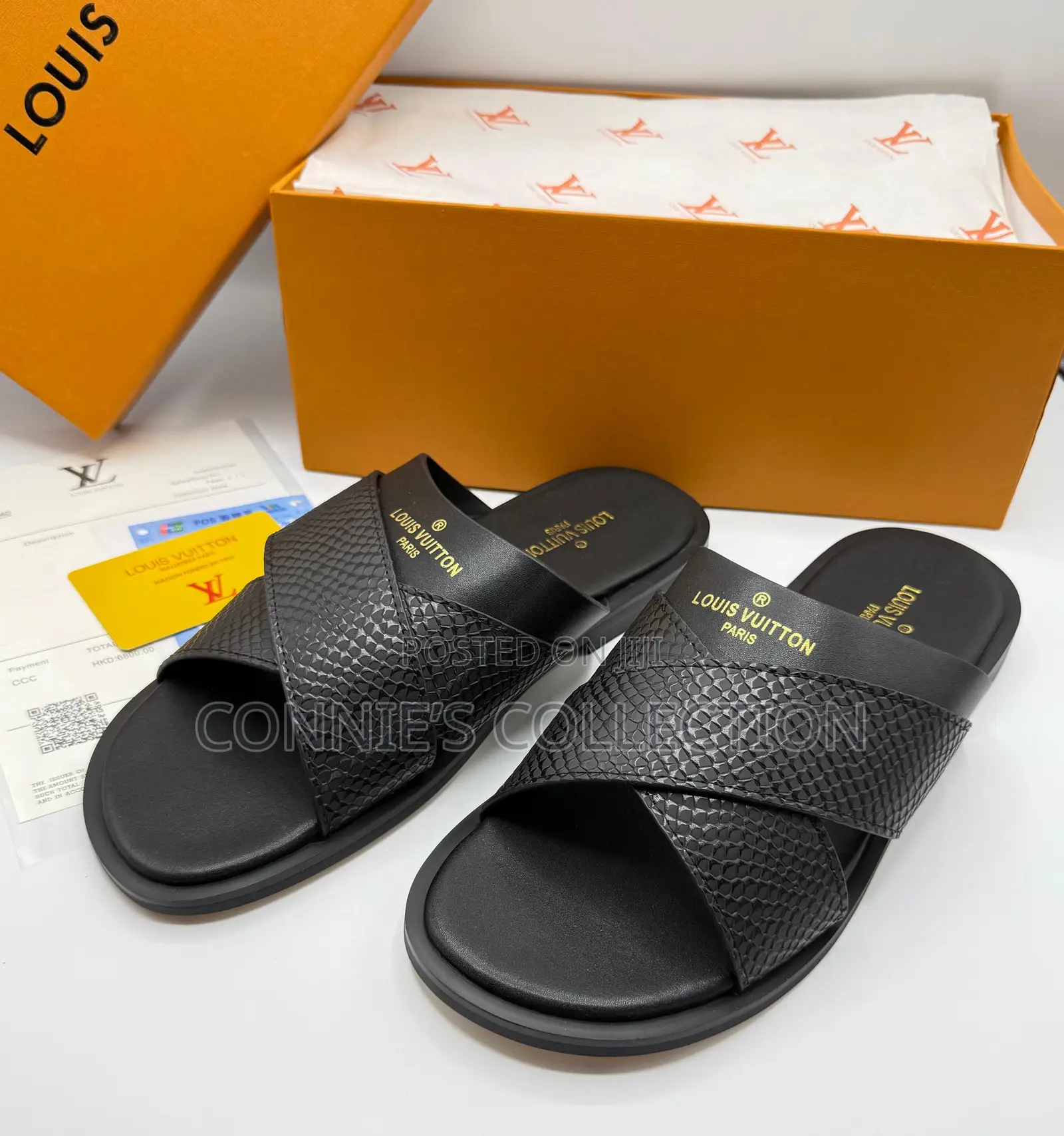 Executive Leather Slippers
