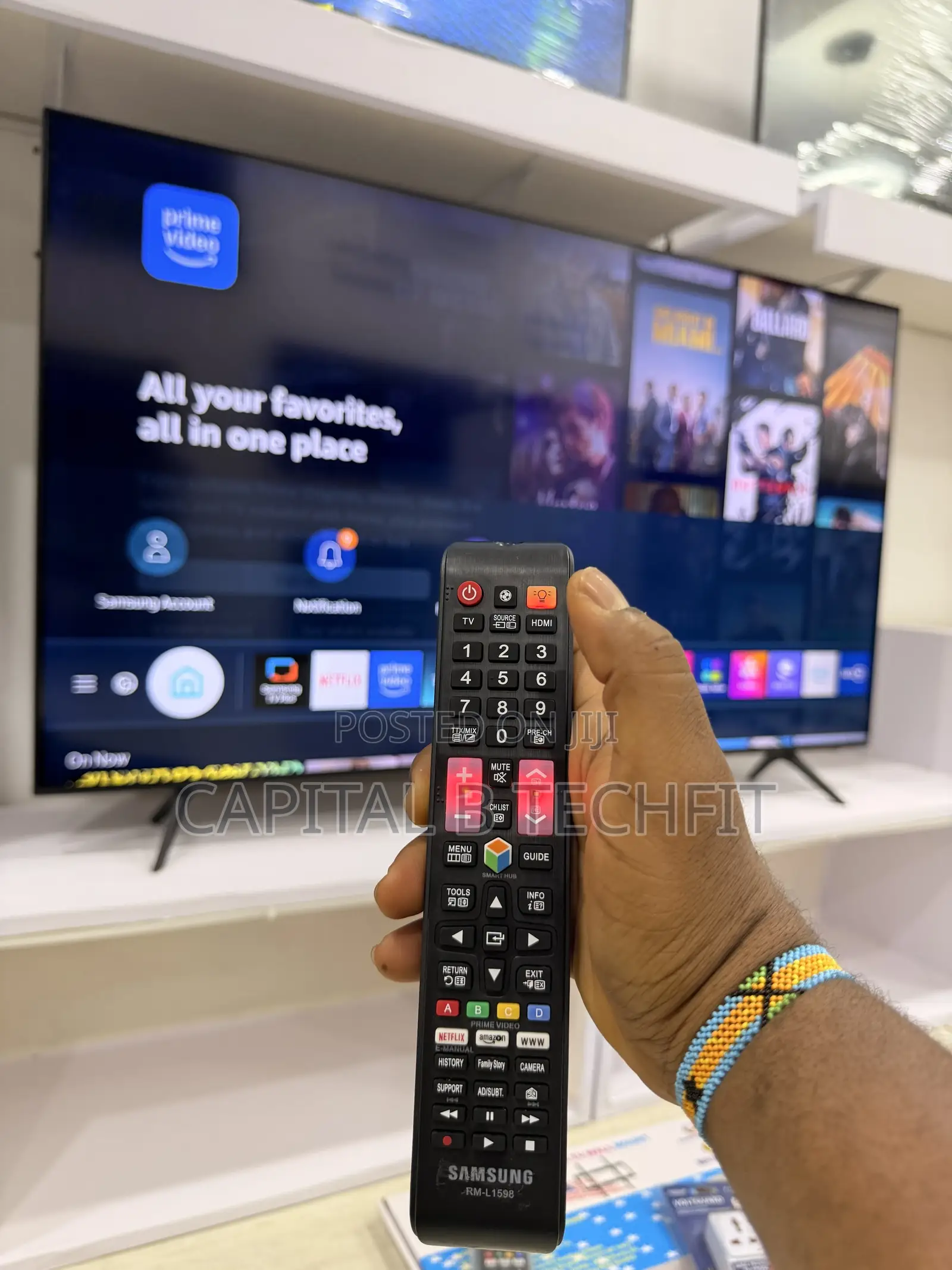 55inches Samsung Crystal Uhd HDR Smart Machine