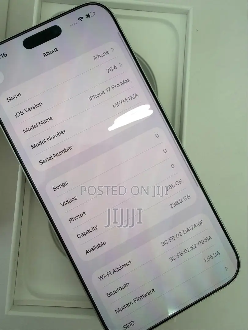 Apple iPhone 17 Pro Max 256 GB Silver