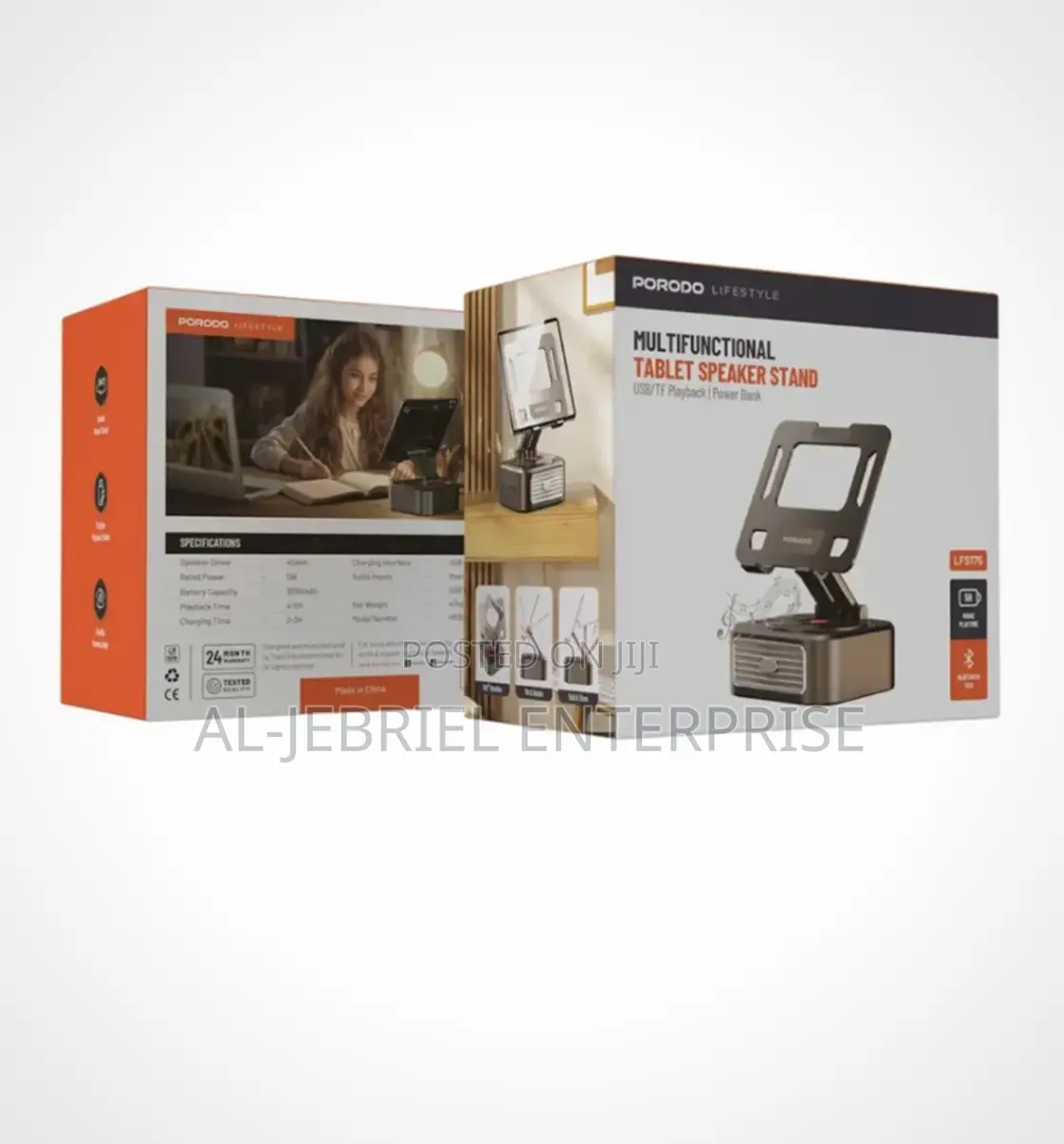 Tablet Holder With Bt Speaker