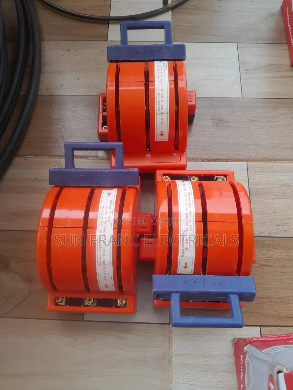 100a 3pole Knife Changeover Switch