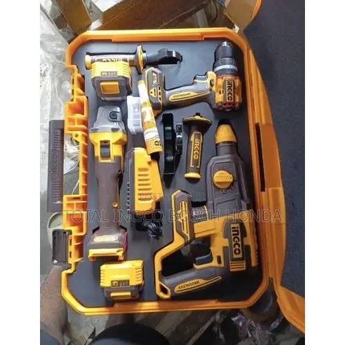 Rotary Hammer With Angle Grinder And