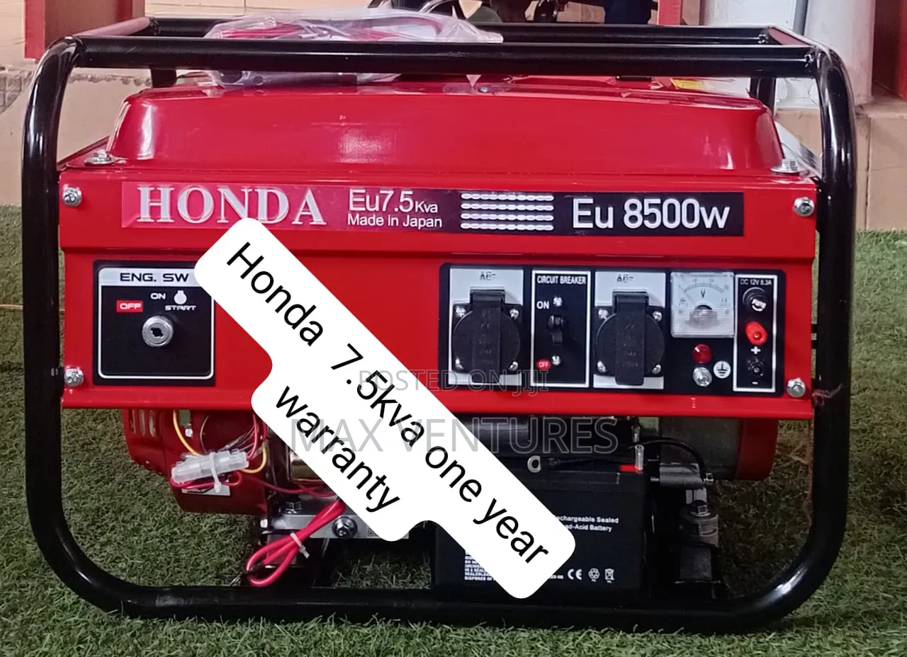 Honda 7.5kva Generator – Low Fuel Consumption7.5kva