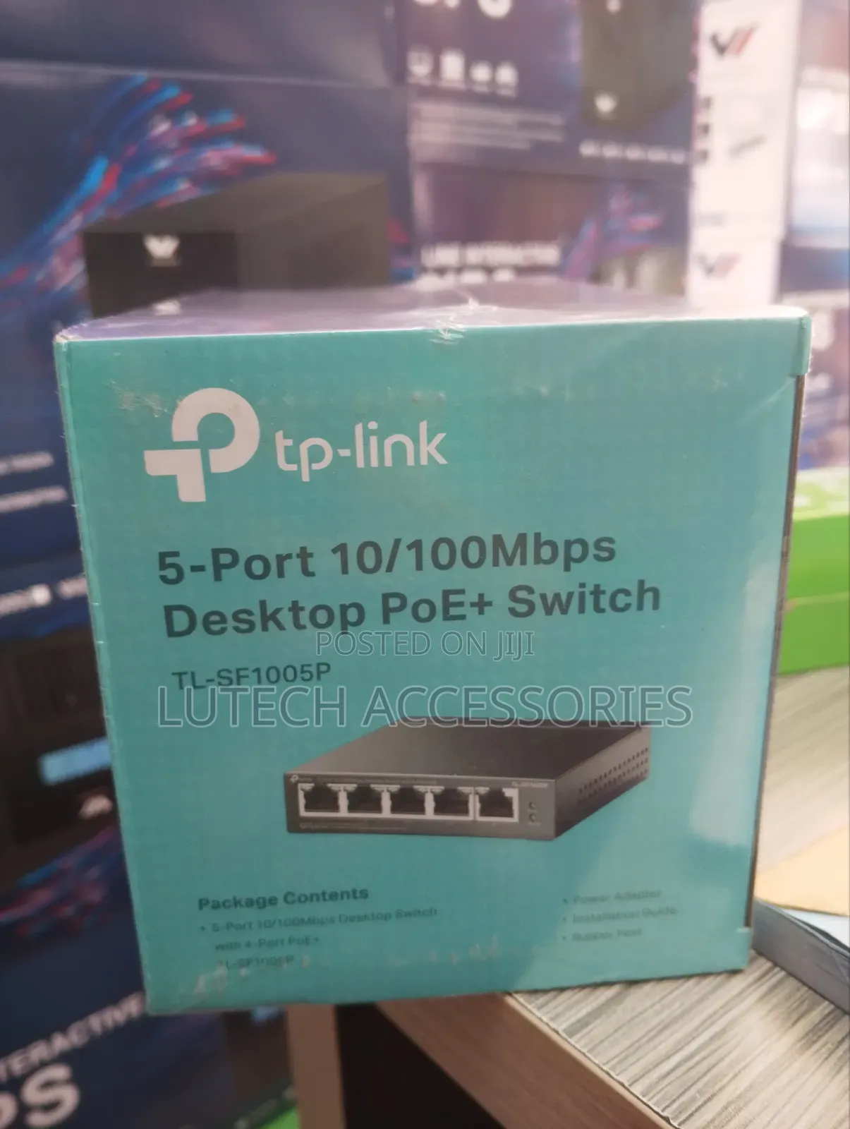 5-Port 10/100mbos Desktop Poe+ Switch (Tl-Sf1005p)
