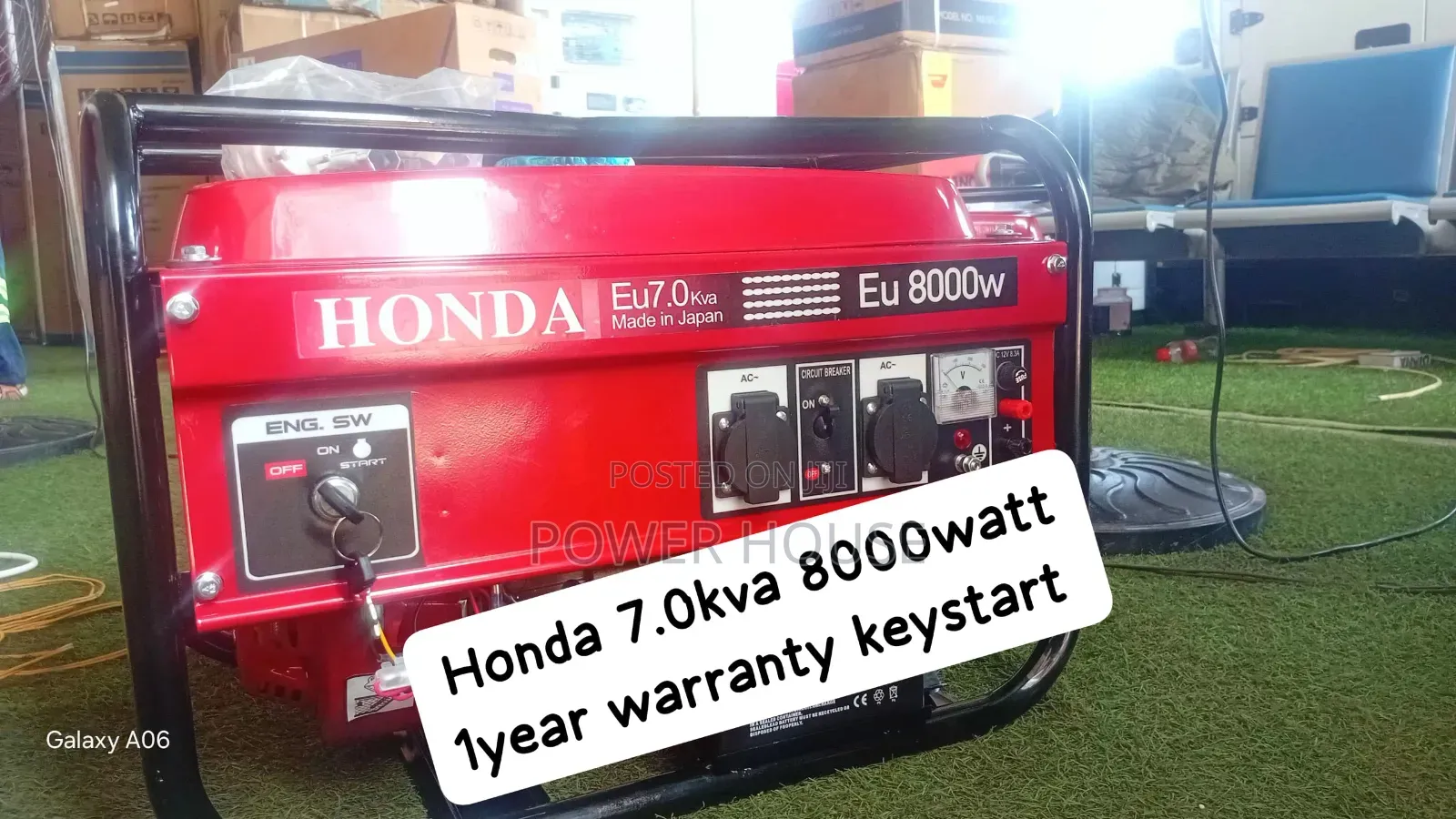 Honda 7.0kva 8000w Petrol Generator – Powerful, Fuel-Efficient