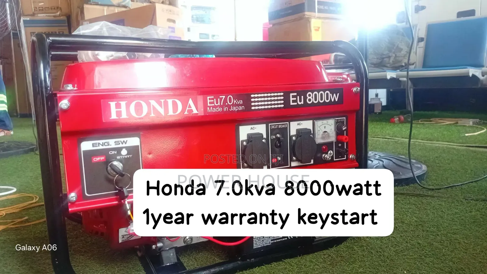 Heavy-Duty Honda 7.0kva Petrol Generator – Strong Performance