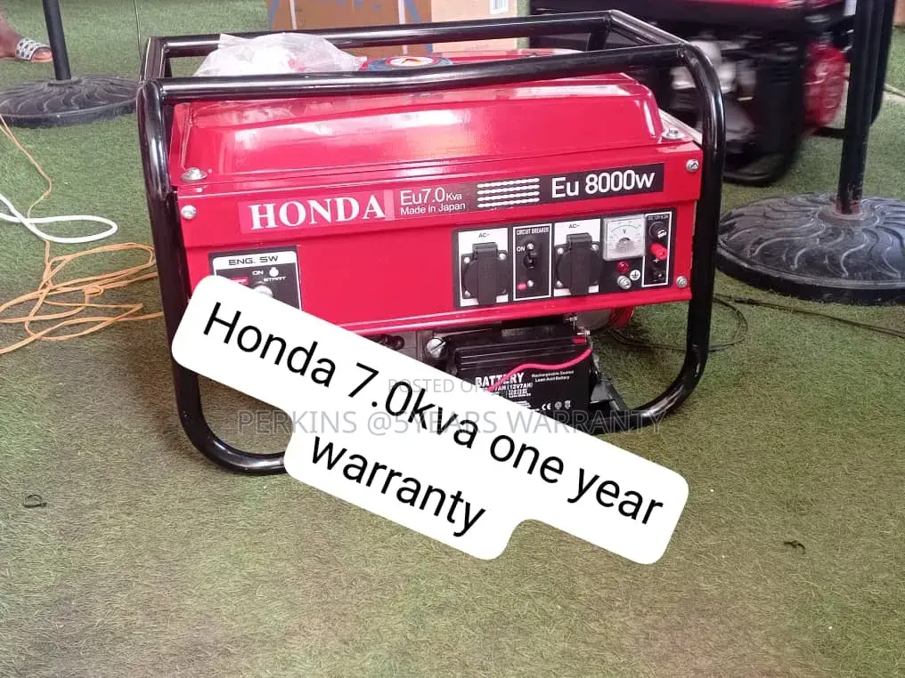 Honda 7.0kva Heavy-Duty Generator – Maximum Reliability 7.0kva