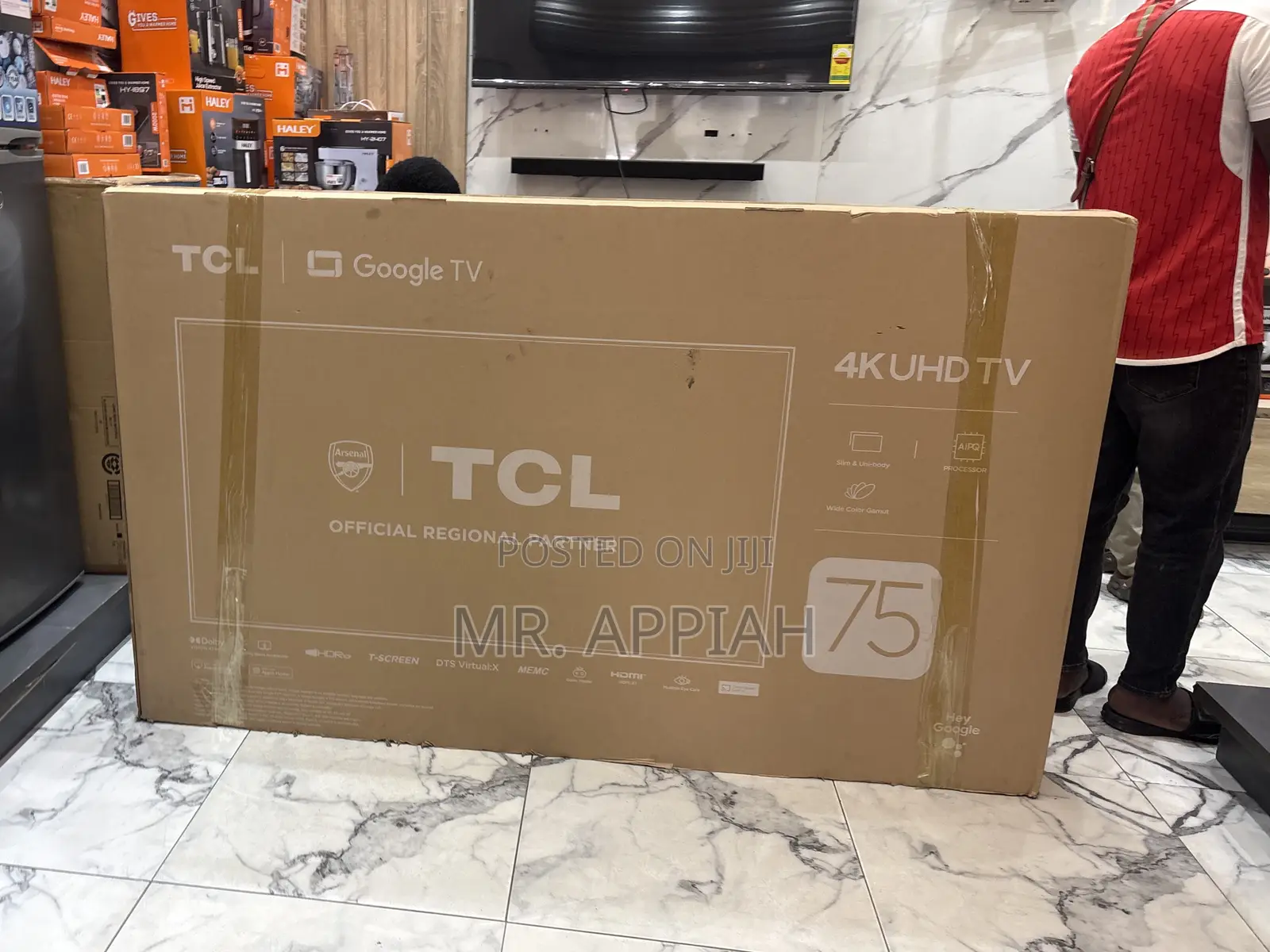 Order Affordable TCL 75” HDR Smart Frameless Google Television 