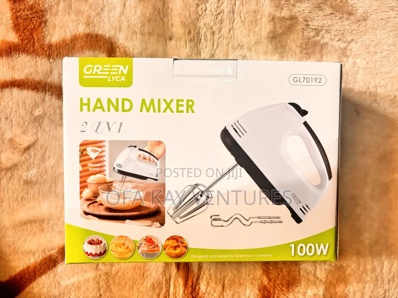 Powerful 7speeds Hand Mixer 100w