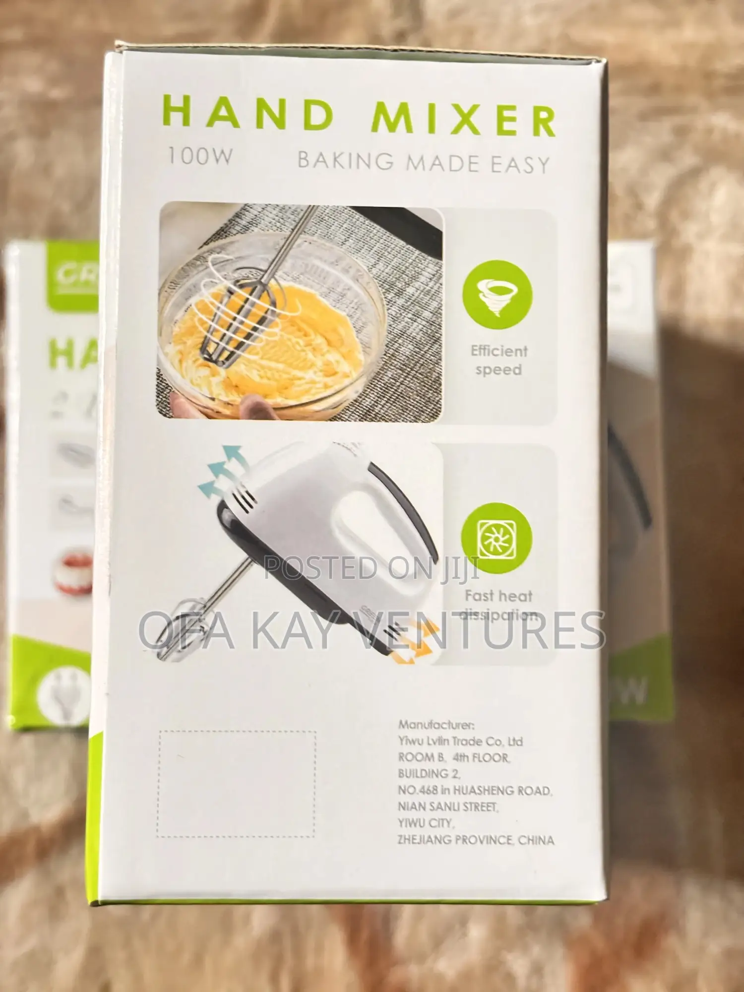 Powerful 7speeds Hand Mixer 100w