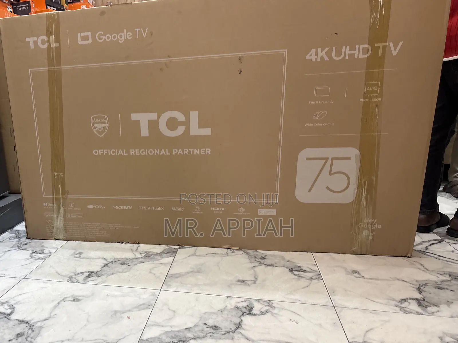Super Affordable TCL 75” HDR Smart Frameless Google Television 