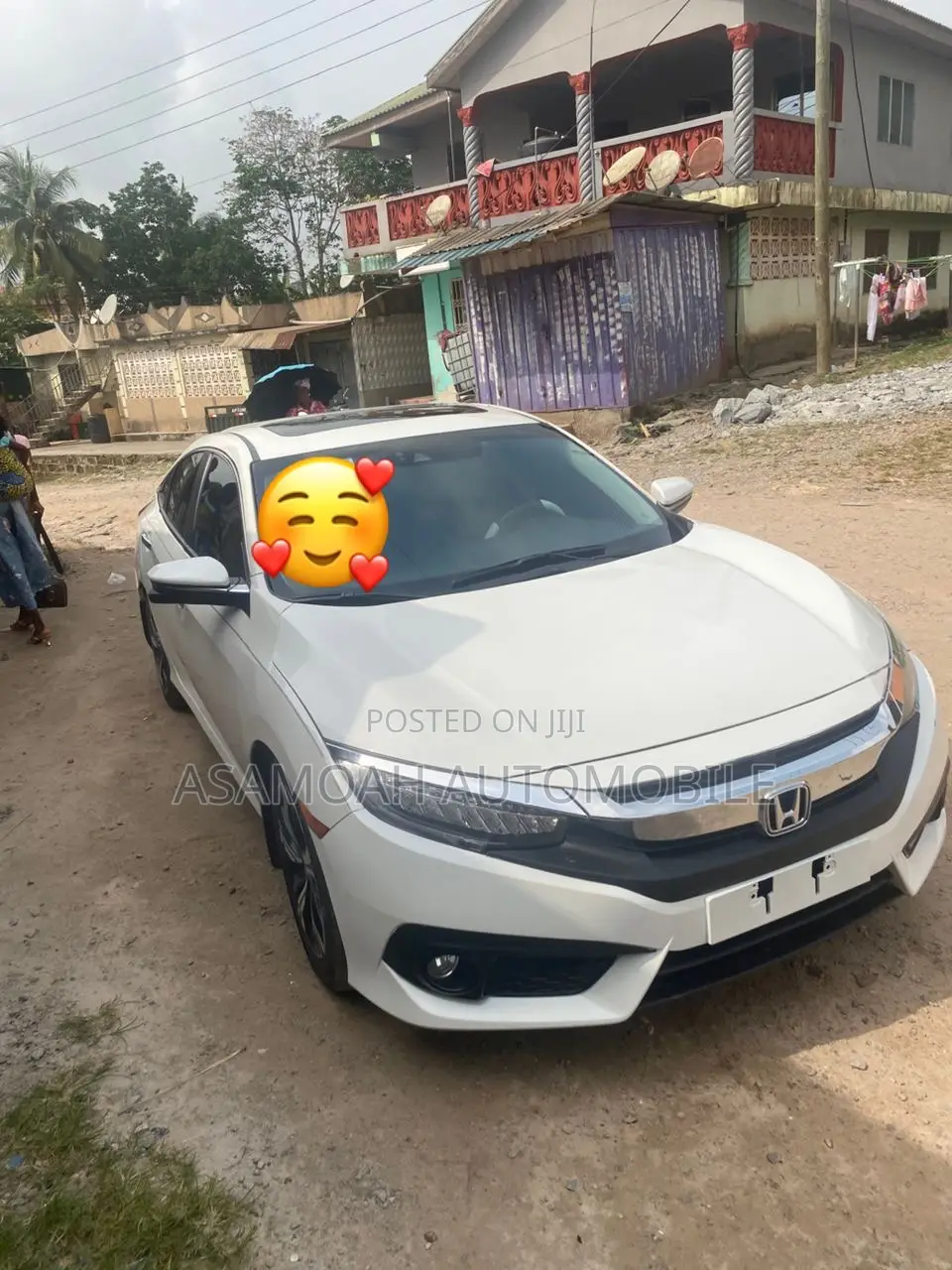 Honda Civic Touring 4dr Sedan (1.5L 4cyl) 2017 White