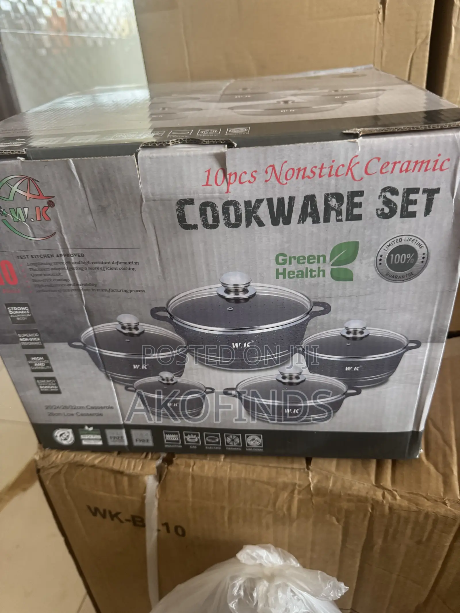 10pcs Nonstick Cookware Set Available Now