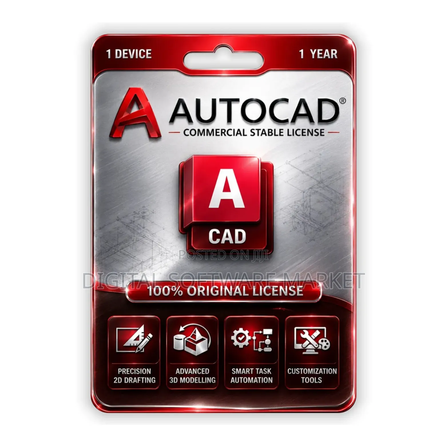 Autocad Commercial License 1 Year