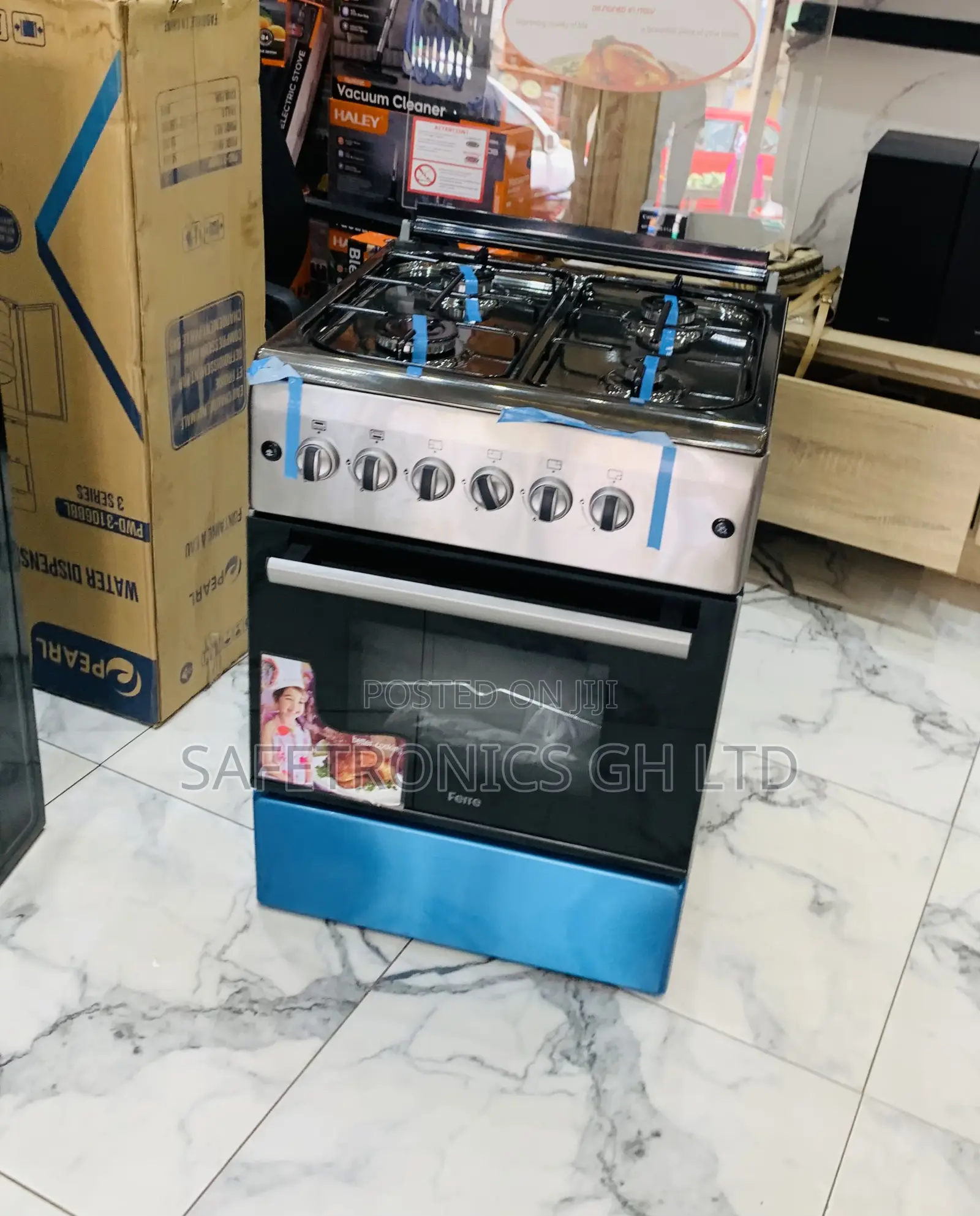 Just Purchase 60/60 New Line Gas Stove Oven 4-Burner Ferre