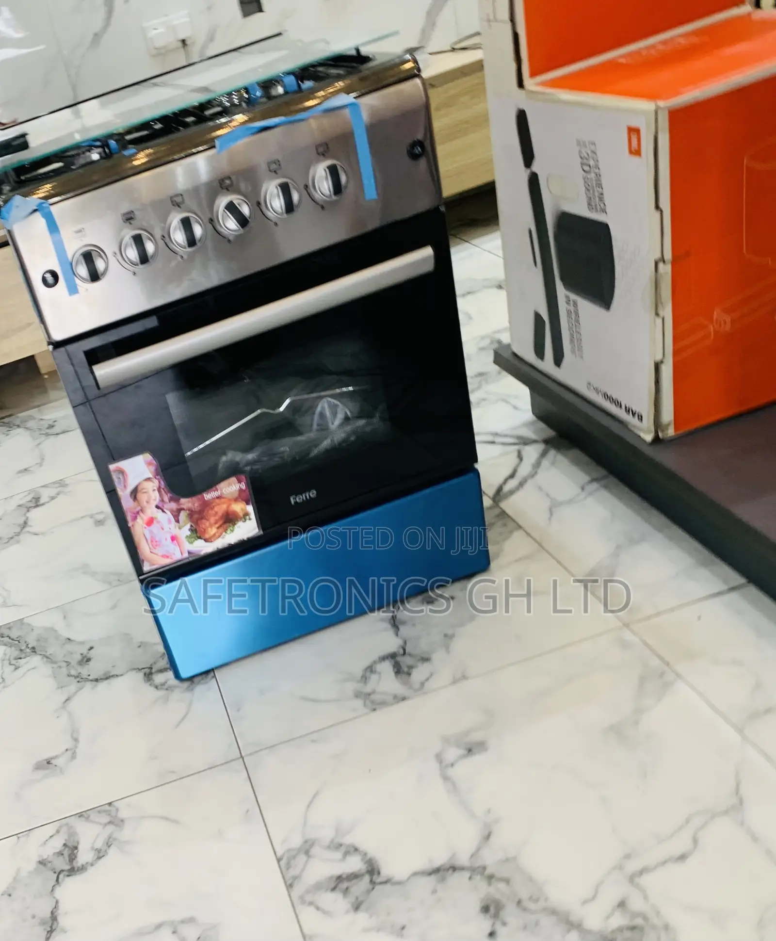 Best Reliable 60/60 New Line Gas Stove Oven 4-Burner Ferre