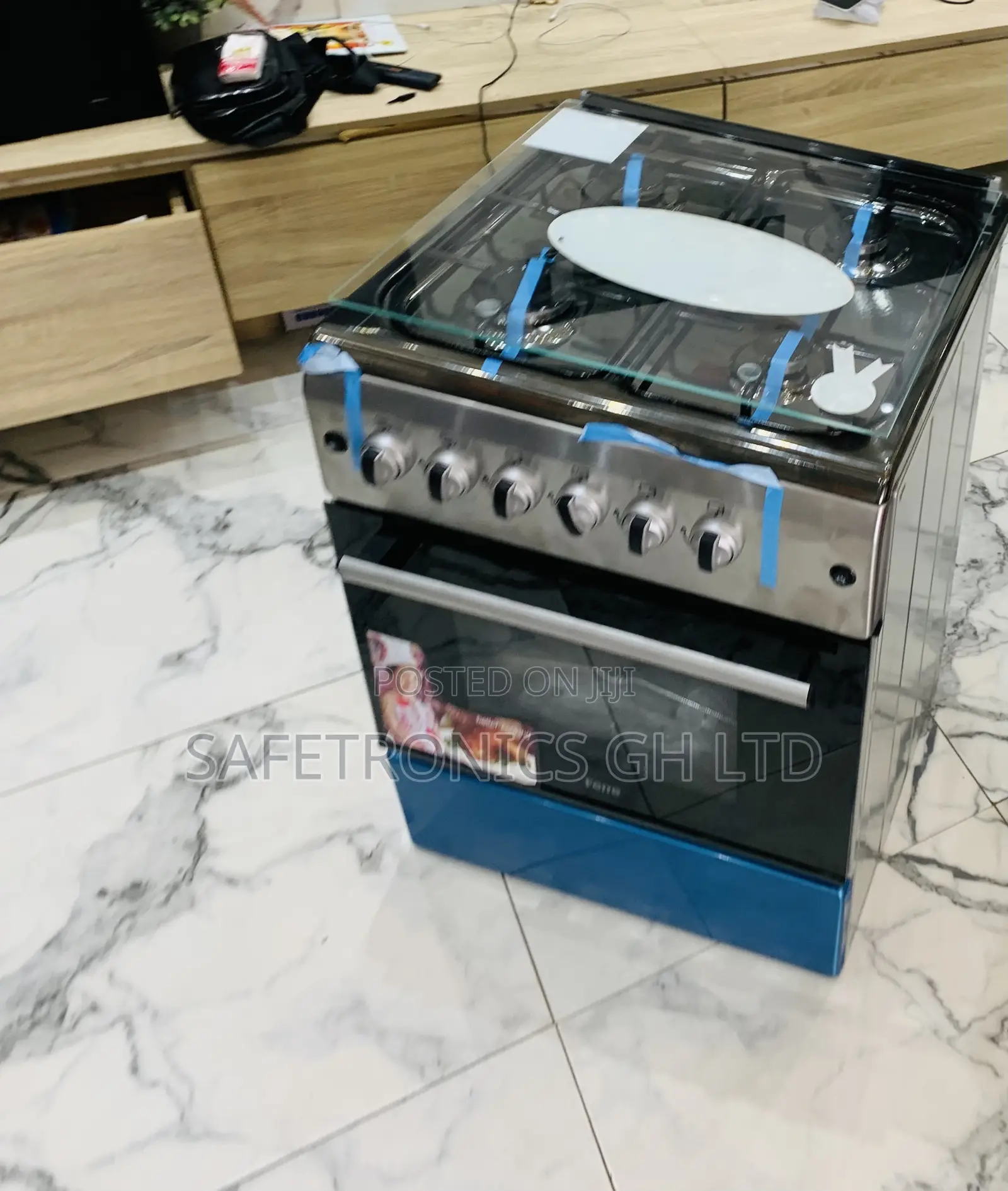 Newly Bulky 60/60 New Line Gas Stove Oven 4-Burner Ferre