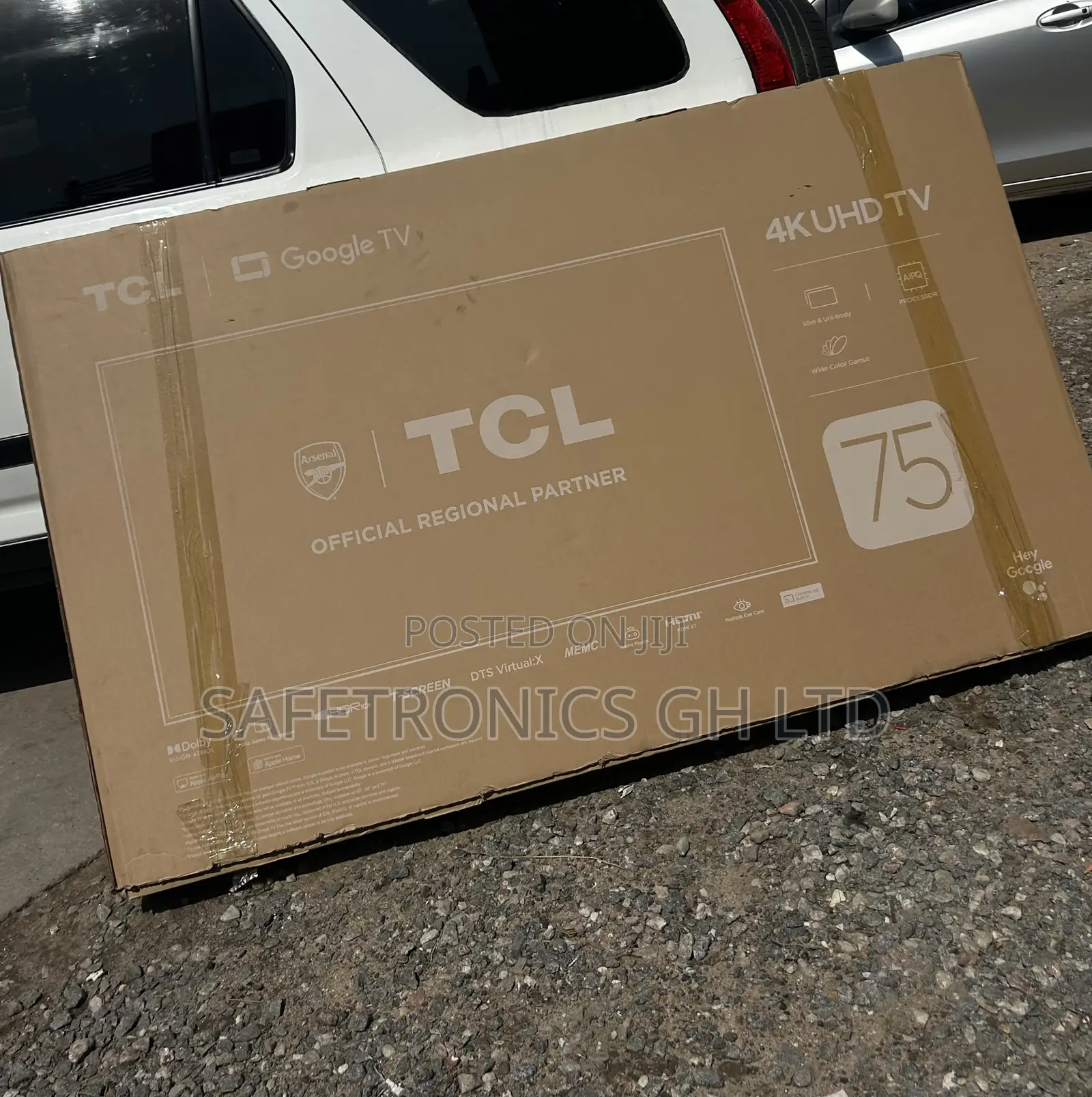 Correct Good TCL 75′′ HDR Frameless Google Tv 75p635
