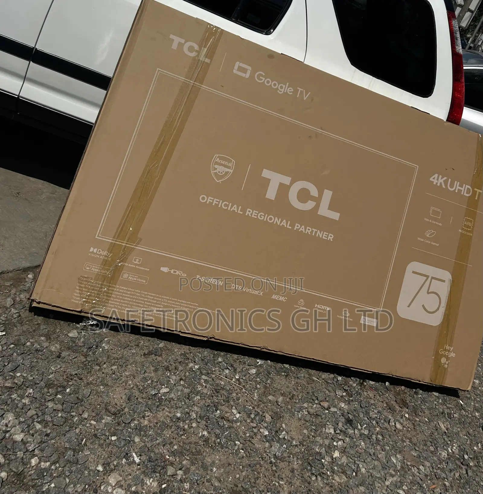 Ultra Modern TCL 75′′ HDR Frameless Google Tv 75p635