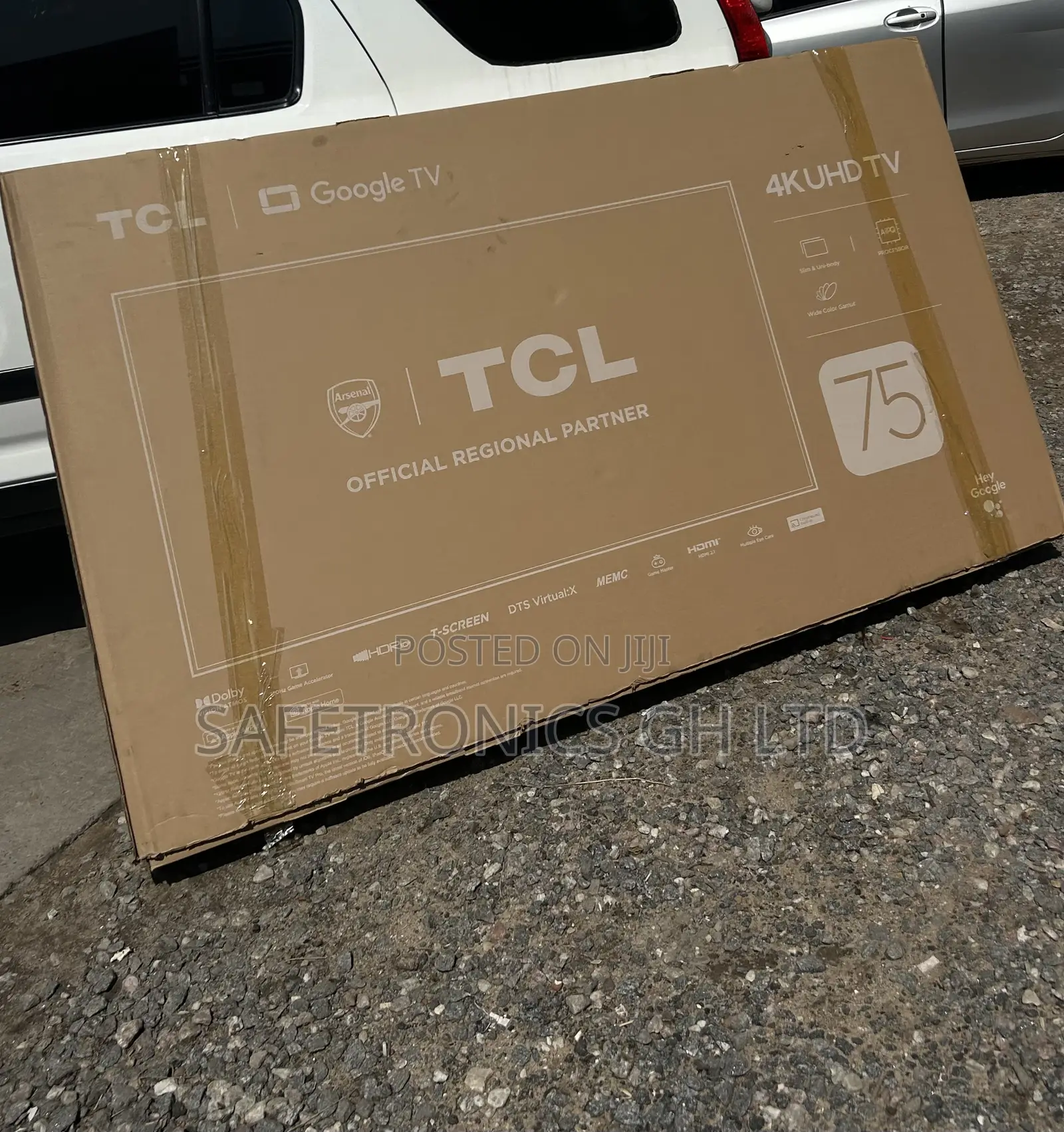 Ultra Modern TCL 75′′ HDR Frameless Google Tv 75p635