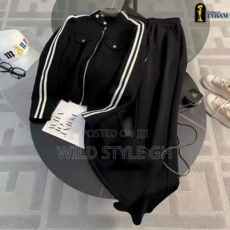 Warm Women’S Zipper Jacket Pants Tracksuit