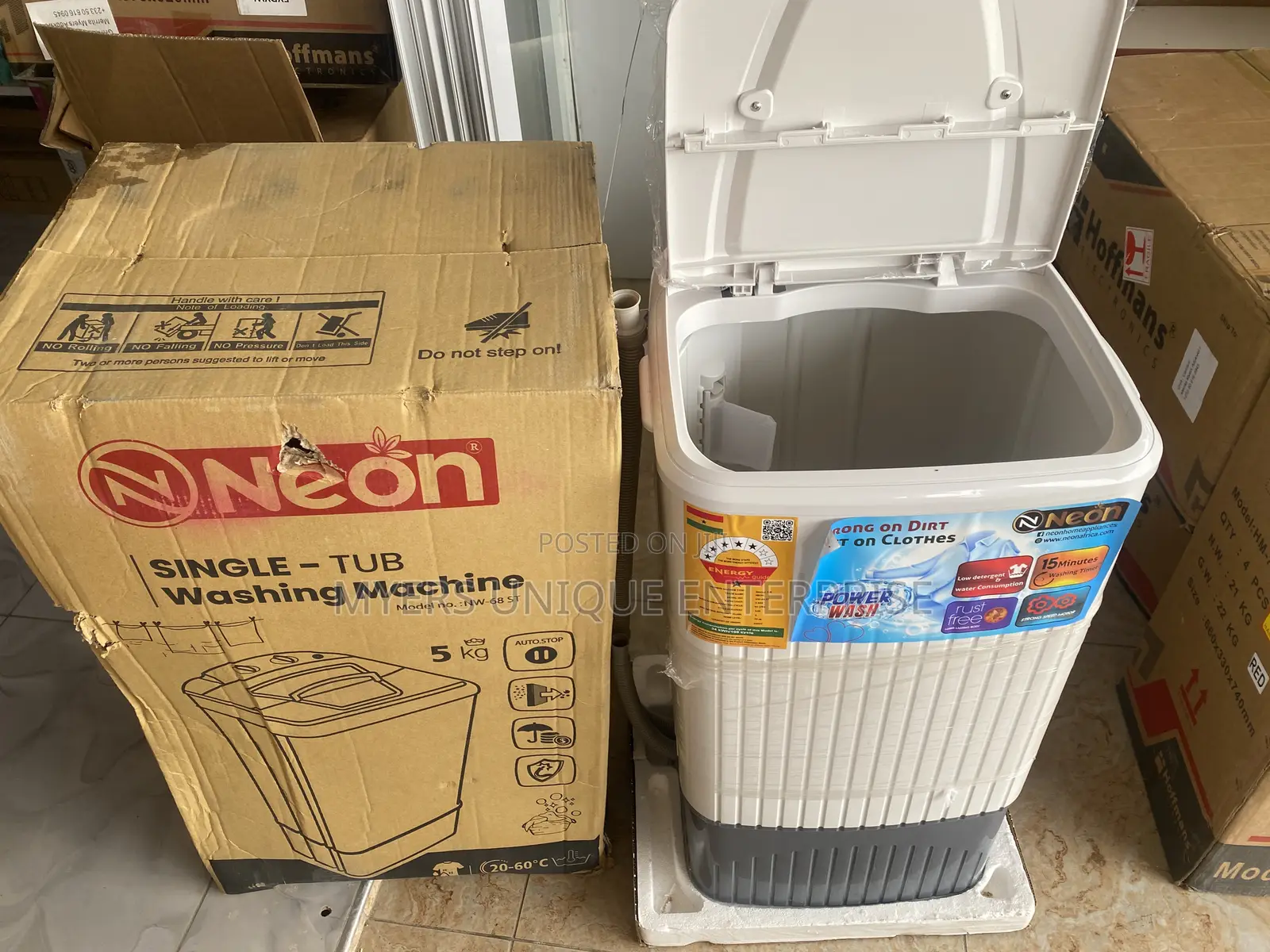Mini 5kg Washing Machine(Neon)-No Stress Laundry