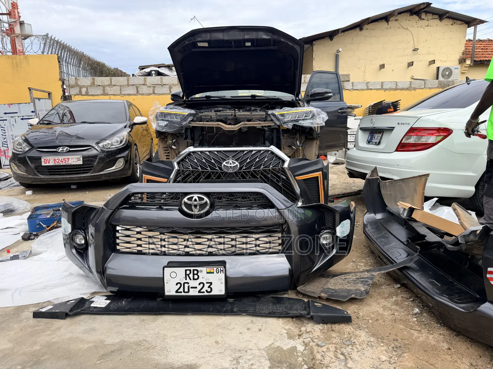 Toyota 4-runner 2015-2023 Upgrade Complete Front Bumper And Rear/Back