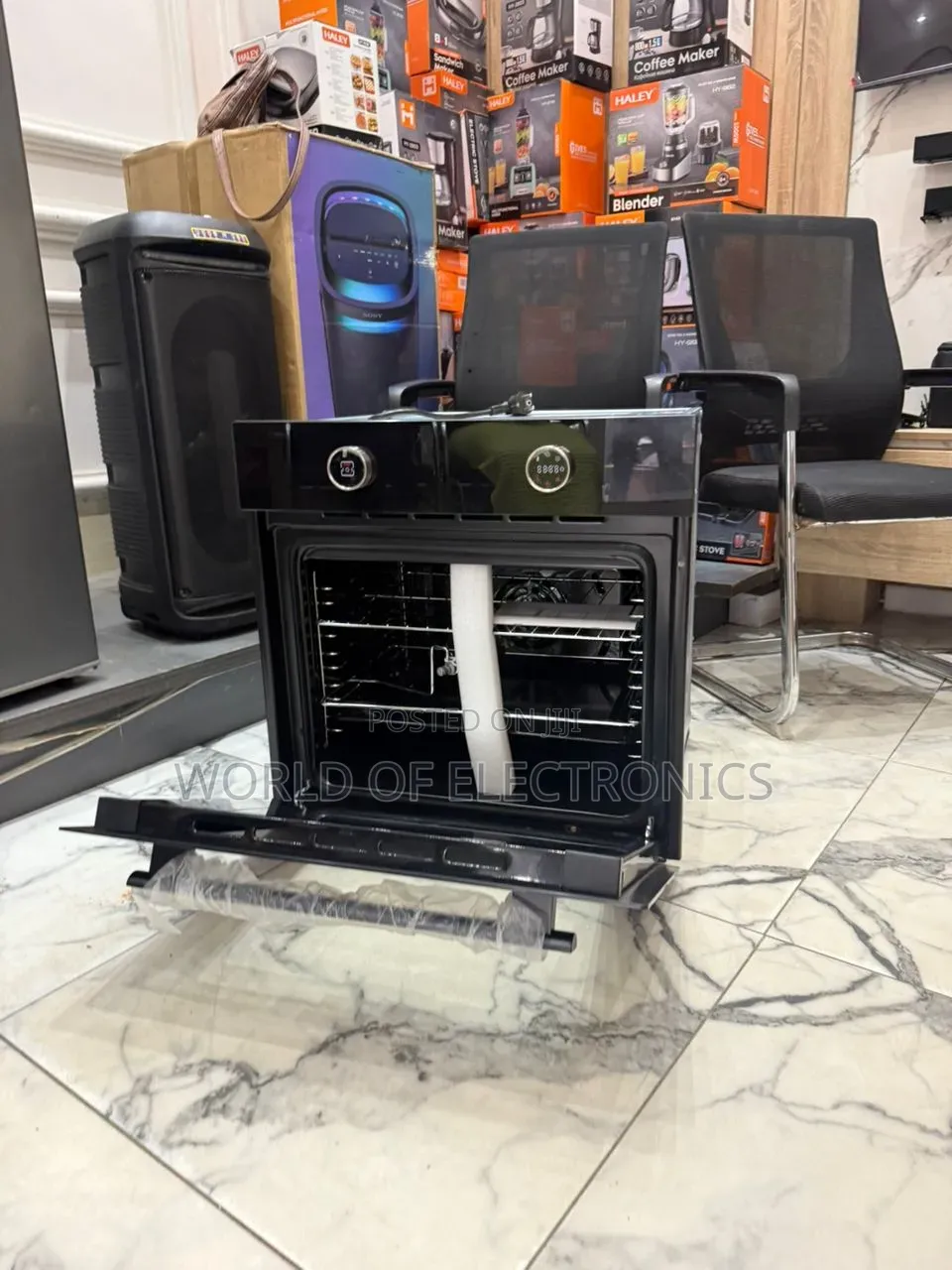 Brand New Built Oven Kenwood Black
