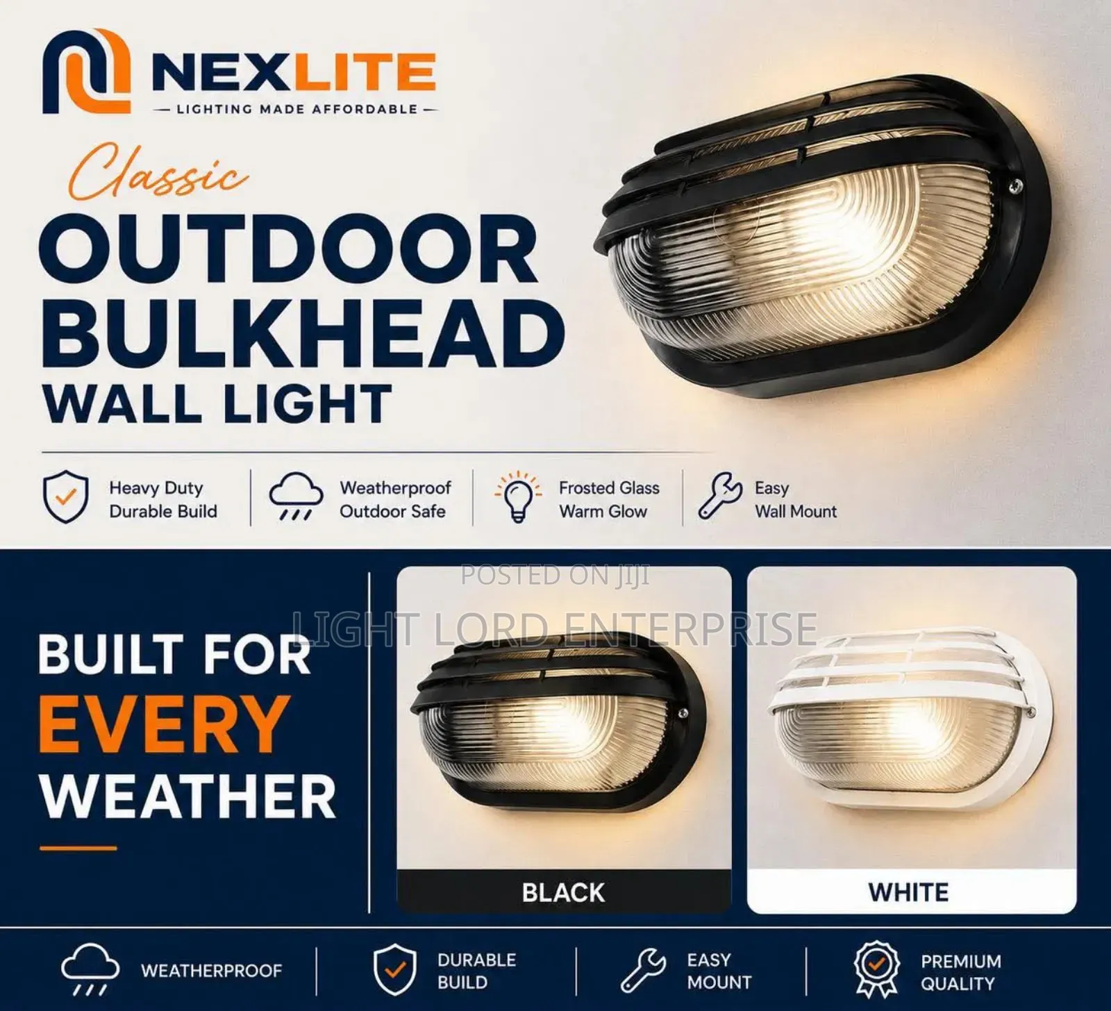 Classic Bulk Head Wall Lamp
