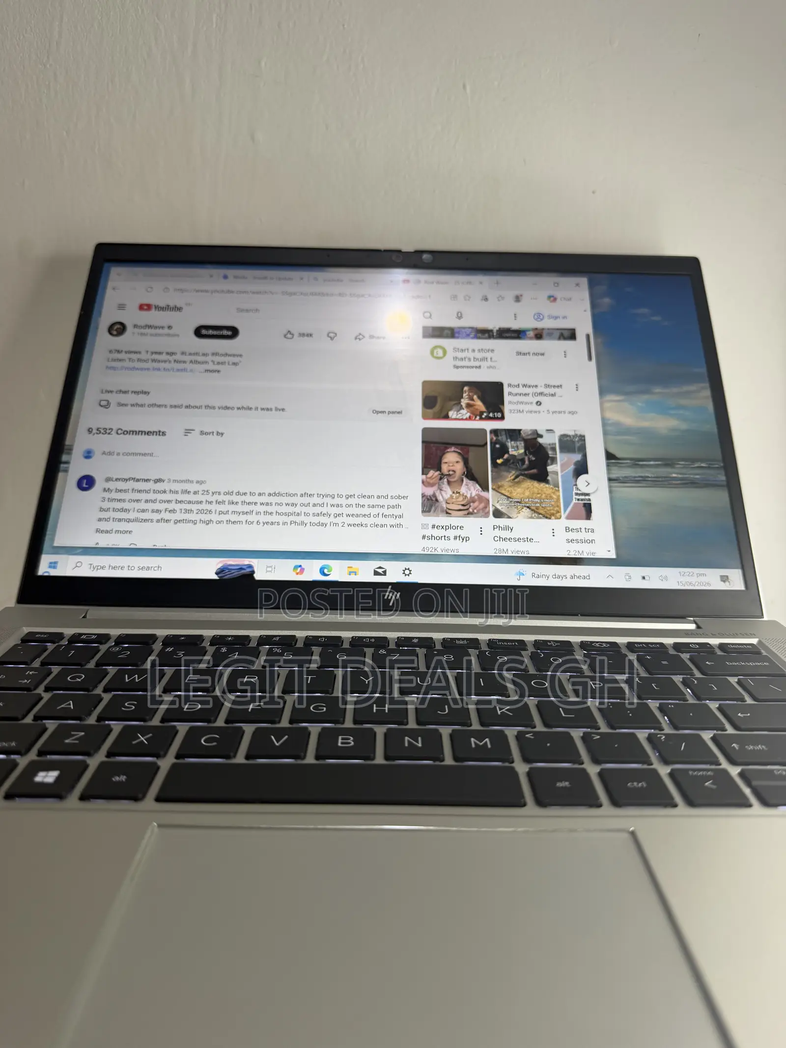 Laptop HP EliteBook 830 G7 8GB Intel Core i5 SSD 256GB