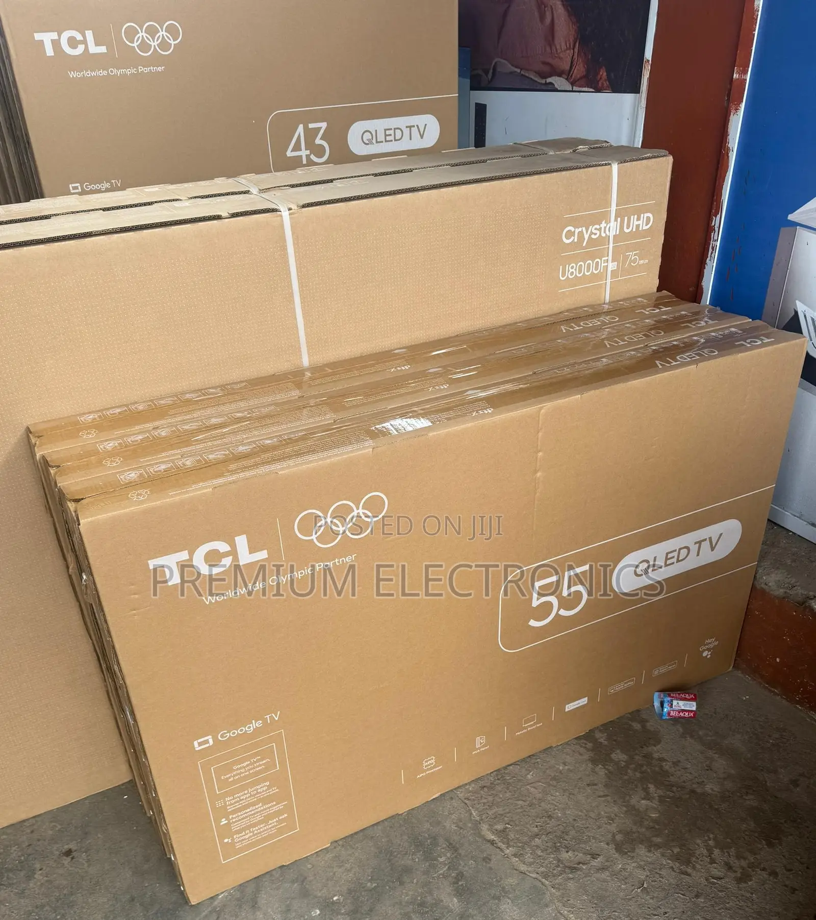 TCL 55" Uhd Premium 2026 Qled Smart Google Ai 55t6d Tv