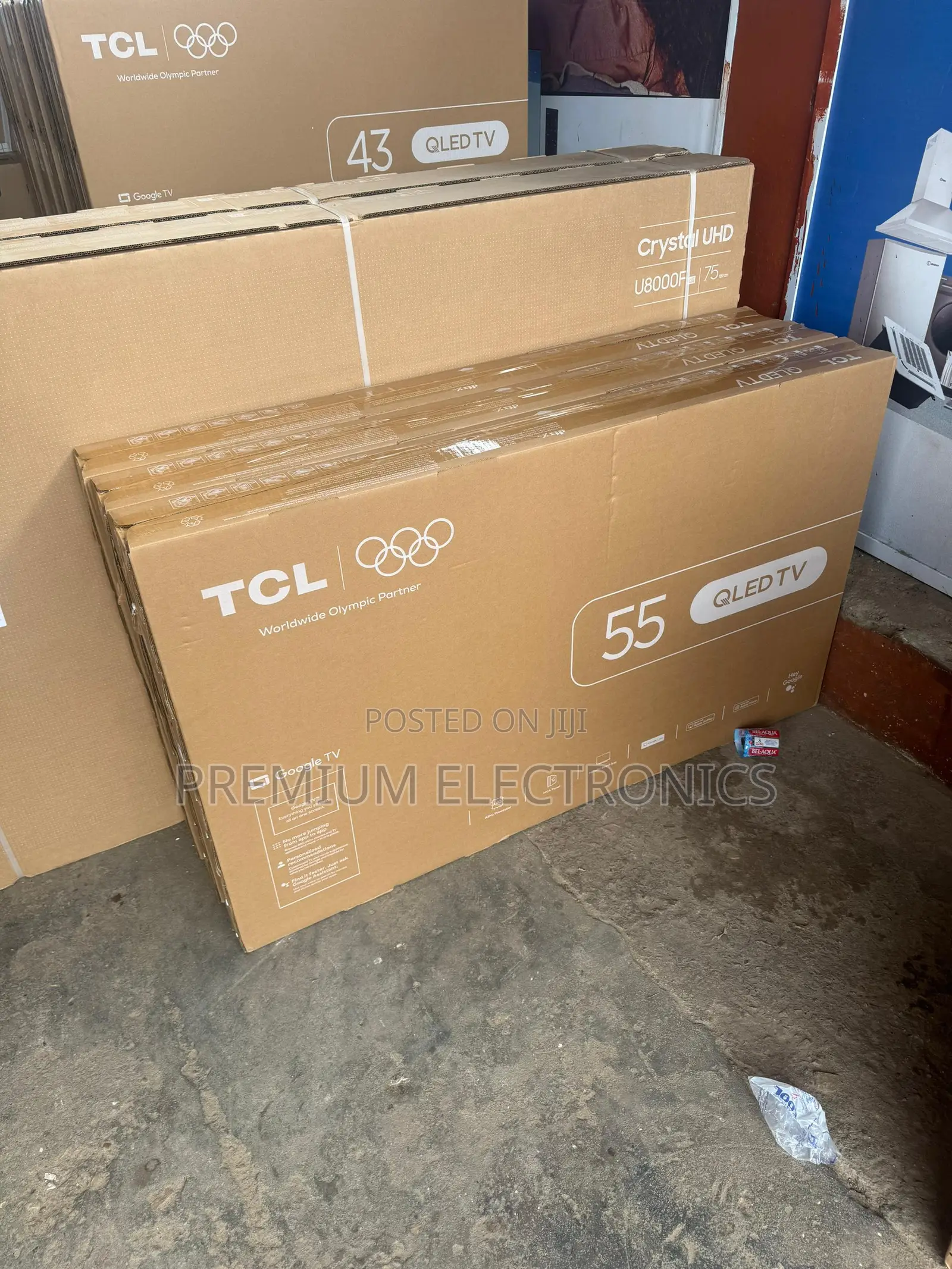 TCL 55" Uhd Premium 2026 Qled Smart Google Ai 55t6d Tv