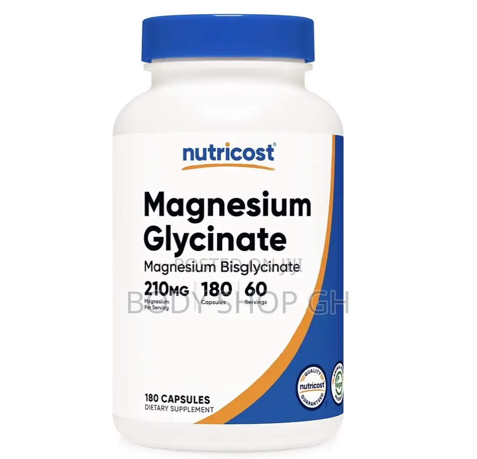 Magnesium Glycinate (180 Caps, 210 Mg ) - Gentle Absorption