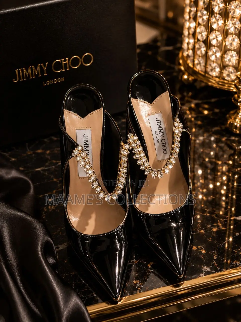 Jimmy Choo Bing 100 Mules Heels