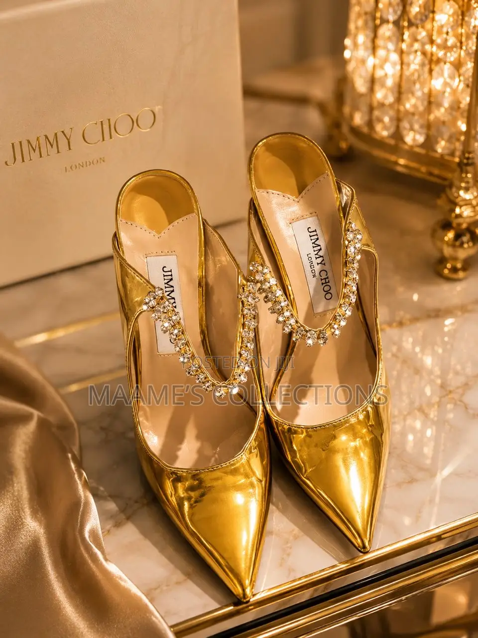 Jimmy Choo Bing 100 Mules Heels