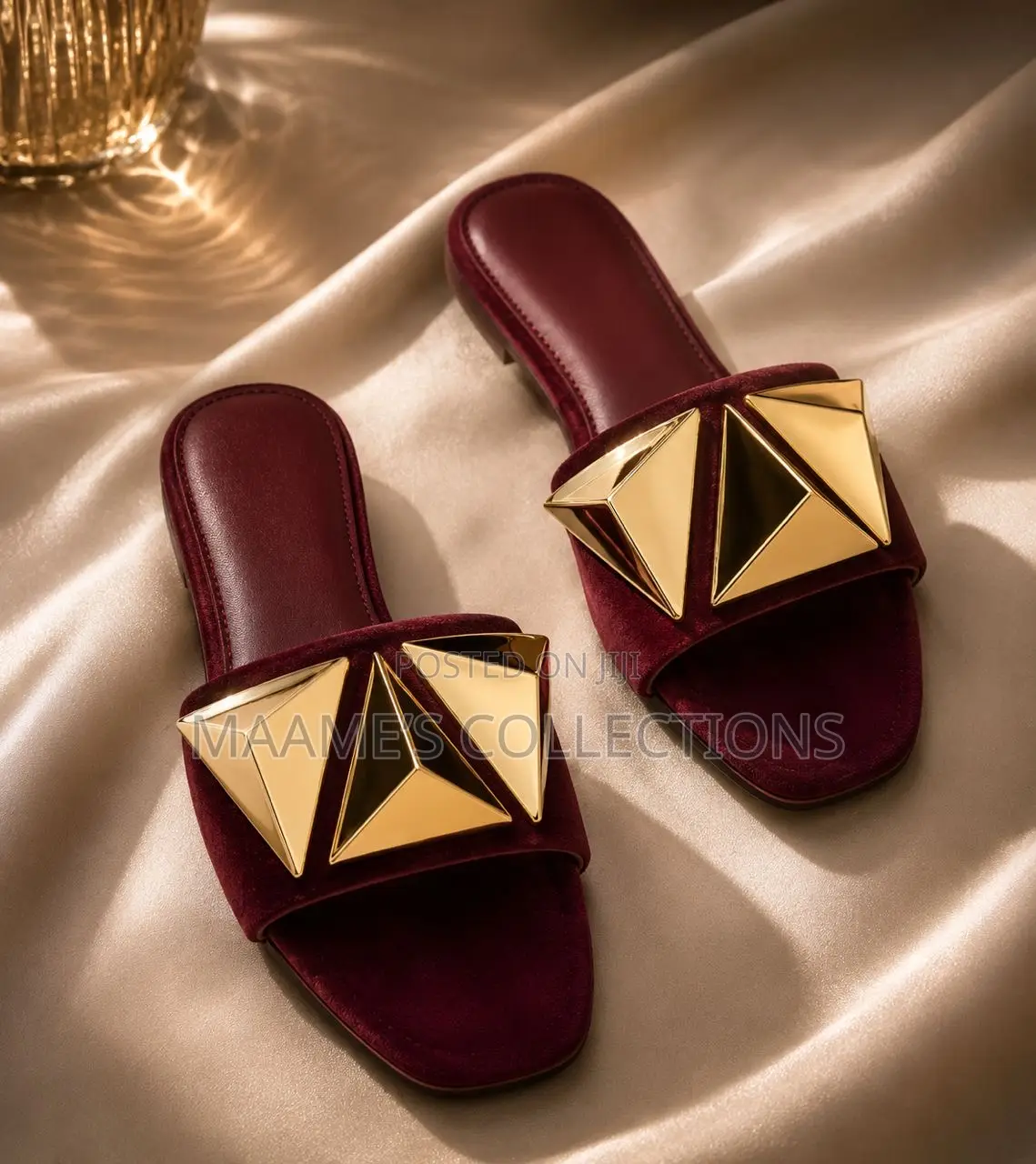 Designer Women’S Suede Mule Slippers / Sandals