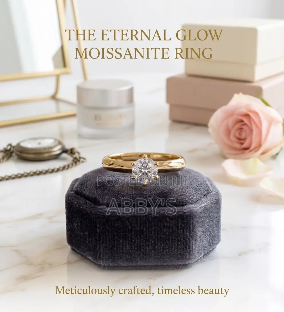 Eternal Glow 0.5ct Moissanite Diamond Promise /Engagement Ring