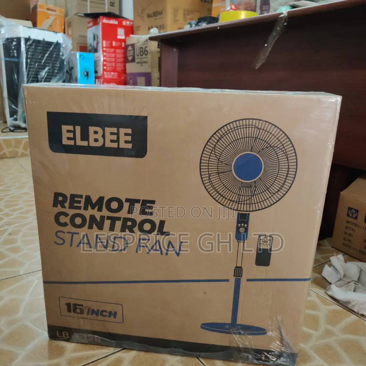Classy High Grade 16'' Remote Controlled Stand Fan From Elbee